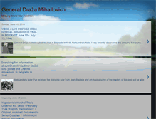 Tablet Screenshot of generalmihailovich.com